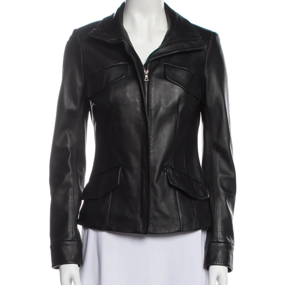 THEORY Leather Jacket